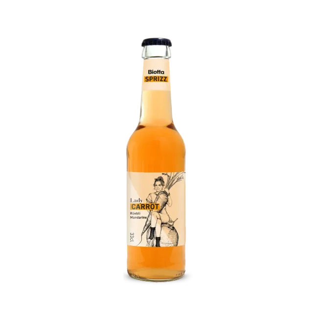 Biotta Sprizz porkkana-mandariini limonadi 24 x 330 ml